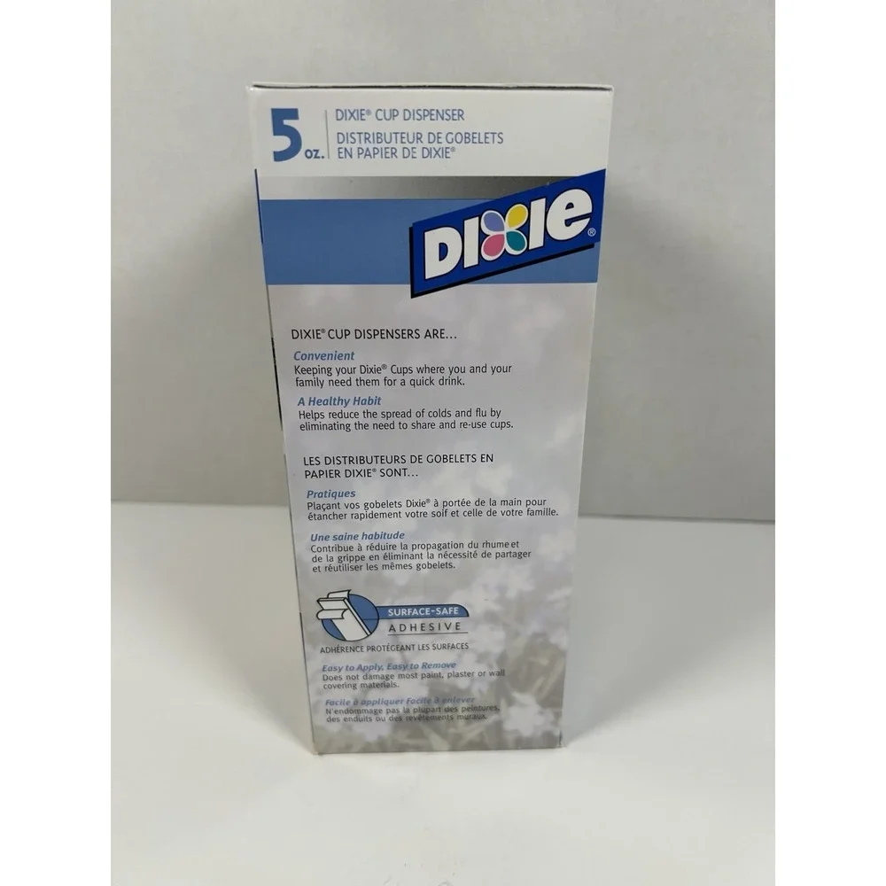 Vintage Dixie Cup Dispenser 5oz Countertop/Wall Mount NOS NEW Retro